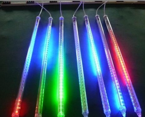 80cm單支鏤空流星雨LED裝飾燈 廣州鵬源廠商直供，點燃璀璨星空
